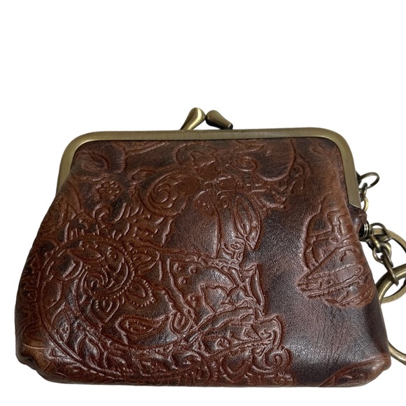 Patricia Nash Bags Patricia Nash Wristlet Coin Purse Leather Tooled